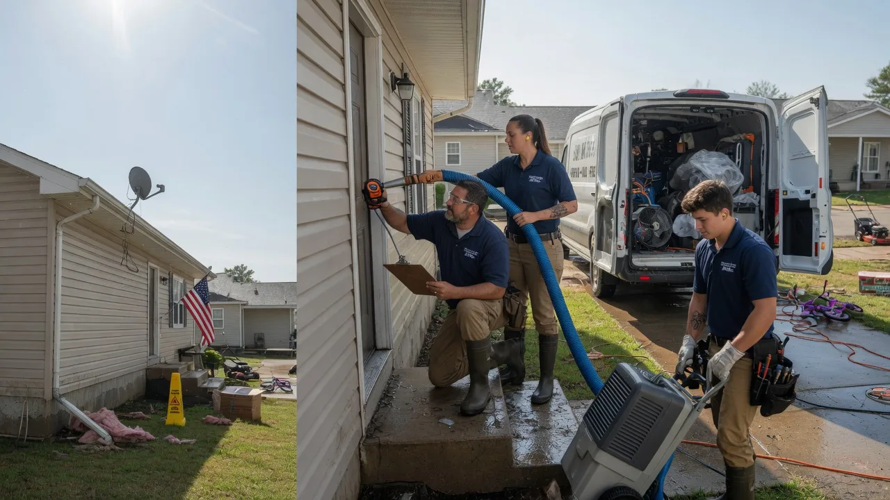 Ceiling Water Damage Restoration in Comstock, NE near me
